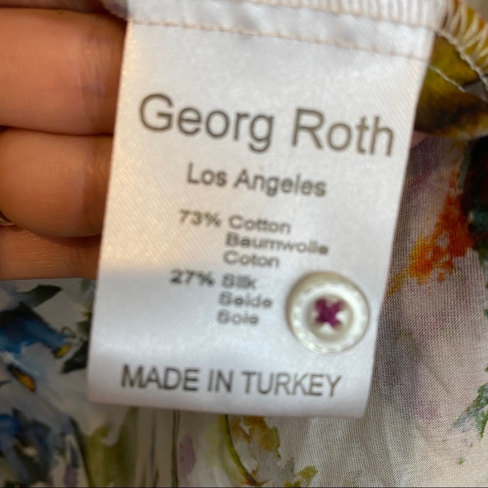 Georg Roth Floral Button Down Shirt - Picture 5 of 6